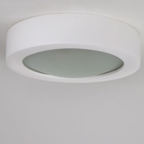IDA Runde, flache Deckenleuchte aus Keramik