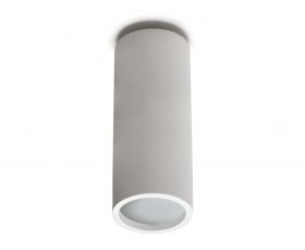 PILASTRO Deckenspot aus keramischen Material Hier der Deckenspot mit 30 cm Lnge.