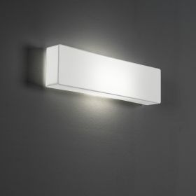 MONOBLOQUE elegant weie Wandleuchte aus Draht und Stoff Wandleuchte mit strahlend weiem puristischem Lampenschirm.