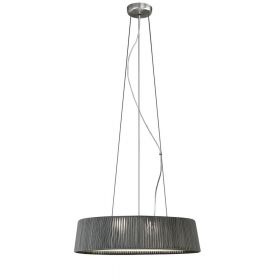 DRUM Groe flache Pendelleuchte Runde Hngeleuchte mit hellem Licht.