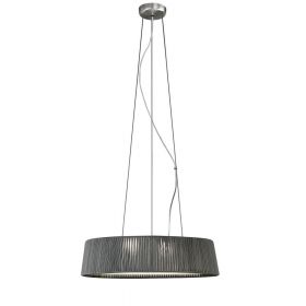 DRUM Large flat pendant light