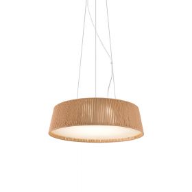 DRUM Large flat pendant light