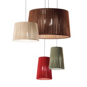 DRUM Round pendant light in many colors