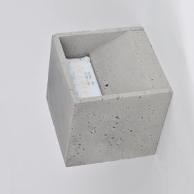 BUCI Wandleuchte aus Leichtbeton Lichtstarke LED Lichtquelle auch mit Warmweiem Licht.