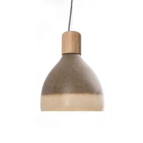 AMBER 03 Design pendant light made of natural material